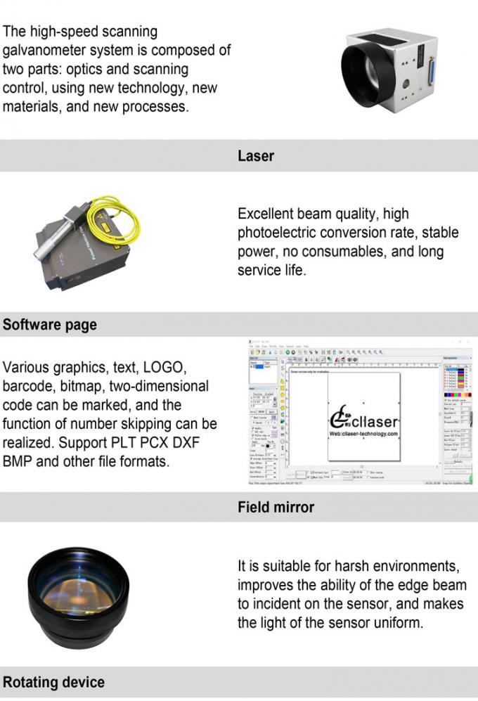 Visual positioning detection system electronic components laser marking automatic laser marking machine