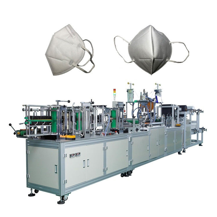 200W 100pcs/Min N95 Face Mask Making Machine Fully Automatic